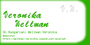 veronika wellman business card